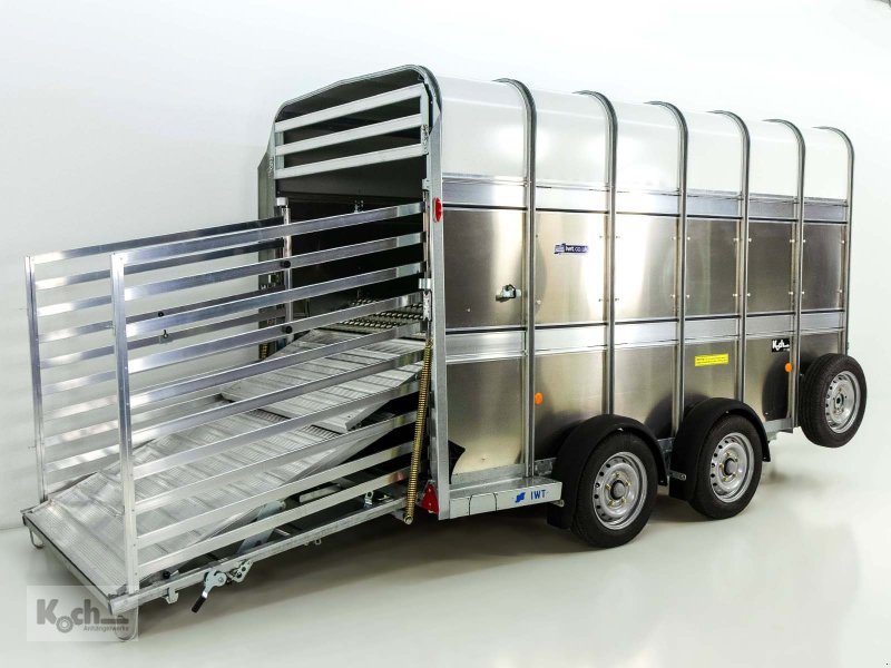 Anhänger des Typs Ifor Williams Viehanhänger TA510 12x7 178x372 Höhe:213 3,5t|Doppelstock (Vi11651846Iw), Neumaschine in Winsen (Luhe) (Bild 1)